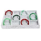 ジュエリーボックスストレージボックスネックレスリングボックスフラワーディスプレイスタンドの装飾