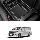 Auto Spec トヨタ アルファード ヴェルファイア 40系 に適合 コンソールボックス 2023年6月-現行 センターコンソールトレイ 車内収納ボックス 3Dトレイ 小物入れ 車種専用設計 内装 パーツ 滑り止め ラバーマット付き 収納アクセサリー 装着簡単 メーカー直営