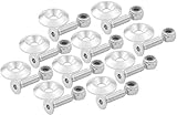Allstar Performance ALL18634 1/4" x 1" Countersunk Bolt Kit with 1-1/4" OD Washer, (Set of 10) [並行輸入