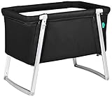 軽量なので持ち運びも楽々★ポータブル　ベビーベッド　Babyhome社　Black【並行輸入】
