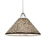 WAC Lighting MP-559-MR/BN Micha 1-Light Mini-Pendant, Brushed Nickel Finish with Mirror Art Glass Sh