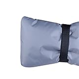 Liebeye 蛇口 凍結防止 保護 防水 中綿 蛇口カバー ホース 屋外 冬 オックスフォード生地 18x 15x 4cm グレー