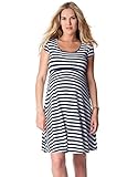 Seraphine セラフィン マタニティワンピース Nicola カットアウトノーティカルマタニティワンピース UKサイズ6 ストライプ