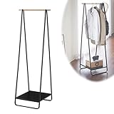 コートハンガー アイアン ハンガーラック ポールハンガー ハンガーラック タワー ブラック 02298