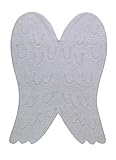 Lorena Canals Silhouette Wings Washable Children's Rug - Machine Washable, Perfect for the Nursery -