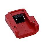 Fityle Milwaukee対応　USB充電アダプタ　49-24-2371 M18 リチウムバッテリー充電器　過電流保護　赤色