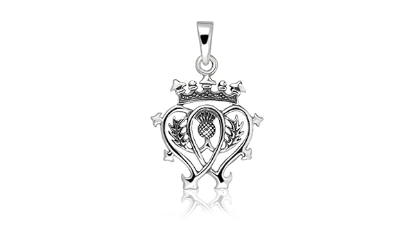 Amazon Withlovesilver 純 スターリングシルバー 925 クラシック スコットランド スタイル ラッケンブース アザミ ペンダント ネックレス 通販