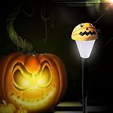 Docooler 2 Packed Halloween Solar Lawn Light Pumpkin/Ghost Outdoor Landscape Decorative Festive Lamp