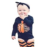 FEITONG Hallowmas Newborn Baby Girls' Romper +Socks+Headband (6-9 Months) by FEITONG