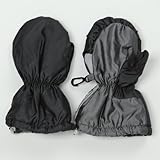 7A.M. ENFANTLong Cuffed Mittens Met.Charcoal/Met. SilverSIZE（5-6T)