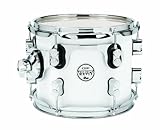 Pacific Drums PDCM0810STPW 8 x 10 Inches Tom with Chrome Hardware - Pearlescent White [並行輸入品]