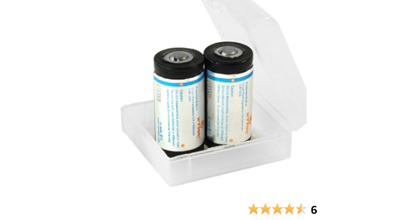 Amazon 2014 Xtar 16340 600mah バッテリー付属 バッテリーケース Musenttek スポーツ アウトドア