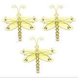 ナイロントンボDecor Wire – Hanging Miniメッシュオーガンジーのドラゴンフライ装飾ウェディングパーティーテーブル散布スクラップブッククラフトカード女の子寝室赤ちゃん保育園ホーム壁