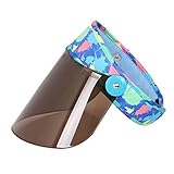 トップユニセックスクリエイティブサンシェードレンズビーチハットブルーずに屋外夏の日帽子