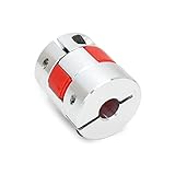 machifit 5mm x 8mm aluminum flexible spider shaft coupling
