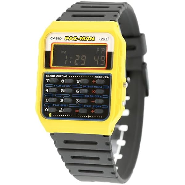 CASIO デジタル 腕時計 パックマン ゴールドA100WEPC-1B Amazon.co.jp: [カシオ] CASIO デジタル 腕時計 復刻デザイン
