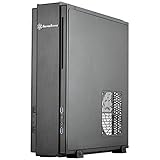 SilverStone Technology Milo Z Mini-Itx/DTX スモールフォームファクター SFX コンピューターケース PCI-E ライザーカード付き ブラック SST-ML07B-USA