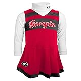 幼児ジョージアブルドッグCheerleaderジャンパードレス12 M