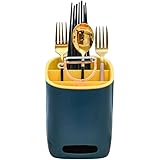 ドットコムプライム 箸立て リモコン 文房具 メイク道具 卓上 収納 キッチンツールスタンド ブルー
