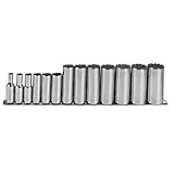 Stanley Proto J52112 13 Piece 12 Point 3/8" Drive Deep Socket Set by Stanley Proto [並行輸入品]