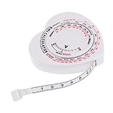 Biuuu 心臓BMIボディマスインデックステープメジャー計算機ボディマッスルダイエット減量