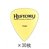 HISTORY HP2T THIN ピック 30枚セット ティアドロップ型 ヒストリー