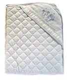 アフガン おくるみ 肌掛け ひざ掛け パイル キルティング 中綿入り 新生児 日本製 ベビー用品 出産祝い ギフト (ブルー)