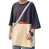 メンズ Tシャツ 夏服 リラックスフィット 半袖 トップス カジュアル クルーネック 涼しい インナーシャツ 吸汗 速乾 ゆったり 綿100％ Gray-L