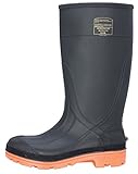 Honeywell Safety 75145C-7 North PRM PVC Safety Hi Boot for Men's, Size-7, Black/Orange [並行輸入品]