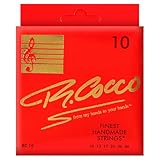 R.Cocco R コッコ (リチャードココ) エレキギター弦 イタリア製高級手作りラウンドワウンドメッキニッケル 6弦ギター用RC10（10-46）