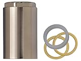 Brasscraft swd0453 Mixet msrn-snシングルハンドルタブとシャワーStem Retainer Nut , PVDサテンニッケル仕上げ