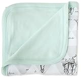 Finn + Emma Organic Cotton Baby Boy Reversible Blanket - Boat by Finn + Emma [並行輸入品]