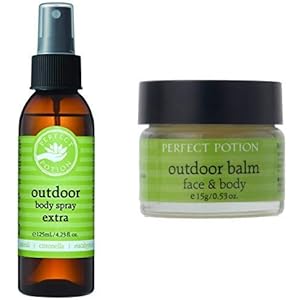 【セット買い】パフェクトポーション(perfectpotion) アウトドアボディスプレー エクストラ125ml(リニューアル品) & パーフェクトポーション アウトドアバーム フェイス&ボディ