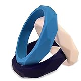 Baby Teething Bracelets (Set of 3) - Safe Teether Pain Relief That Mom Wears - Nautical [並行輸入品]