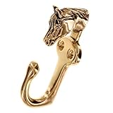 Vicenza Designs h5007 Equestre Horseフック、アンティークゴールド
