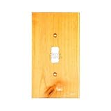 Sierra Lifestyles Traditional Switch Plate, 1 Toggle Unfinished, Knotty Pine by Sierra Lifestyles