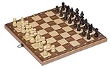Chess Game in Wooden Folding Box, 38 x 38cm[並行輸入品]