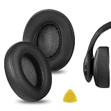 Geekria イヤーパッド互換性 パッド ジェイビーエル JBL Everest Elite 700, V700NXT ヘッドホンに対応 パッド イヤー/イヤーカップ (プロテインレザー/ブラック)