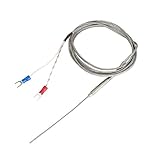 SODIAL(R) Jタイプ90ミリメートル x 1.5ミリメートル温度コントローラ地球熱電対プローブ2メートル