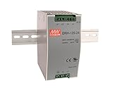 MEAN WELL オリジナル DRH-120-24 24V 5A meanwell DRH-120 24V 120W 単一出力 軌道式工業用 電源