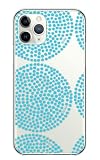 スマホケース OPPO A3 5G 用 ケース see design スマホカバー 北欧 透明 クリア ドット 水玉 Big Wheels 03 水色