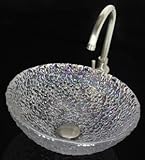 JSG Oceana 005-303-000 Pebble Vessel, 16", Crystal [並行輸入品]