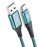 USB Type C ケーブル【2M/1本セット】Sweguard USB-C & USB-A 3.1A USB C ケーブル【QC3.0対応急速充電】タイプc 充電 iPhone 16/iPhone 15 Pro MAX,iPad Pro,Samsung Galaxy S25/S24/S23,Sony,Xiaomi,Huawei,Pixel,usb type-c機器と互換性があり-グリーン