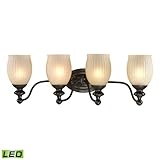 公園Ridgeコレクション4ライトBath in Oil Rubbed Bronze – LED