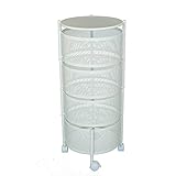 サンパーシー 4段 回転 キッチンワゴン バスケットトローリー キャスター付 [並行輸入品]