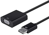 Monoprice Monoprice DisplayPort 1.2a to VGA Active Adapter, Black