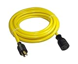 Conntek 20581-025 25-Feet 3Phase 20A 250V L15-20 SJTW 10/4 Locking Extension Cord by Conntek