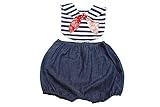 (レアペペ) Leapepe ボーダー マリン×ペイズリー スタイ＆ブルマSET [ベビー・キッズ] 00-5012 (F(70-80cm), 25　マリンネイビー)