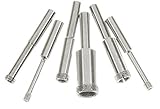 SE DH6HS 6-Piece Diamond Hole Saw Set with Grit 80 & Shank Size: 1/4-Inch [並行輸入品]