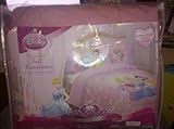 Disney Princess Full Size Comforter 76" x 86" Featuring Belle, Aurora and Cinderella [並行輸入品]